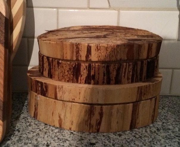 Wooden oval boxes find new life at my house. Photo by Holly Tierney-Bedord. All rights reserved.